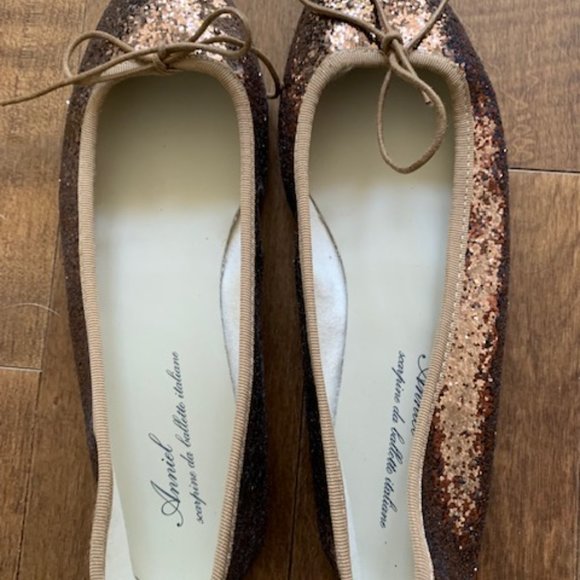 Classic glitter Anniel ballerinas, Size 7 - Picture 4 of 7